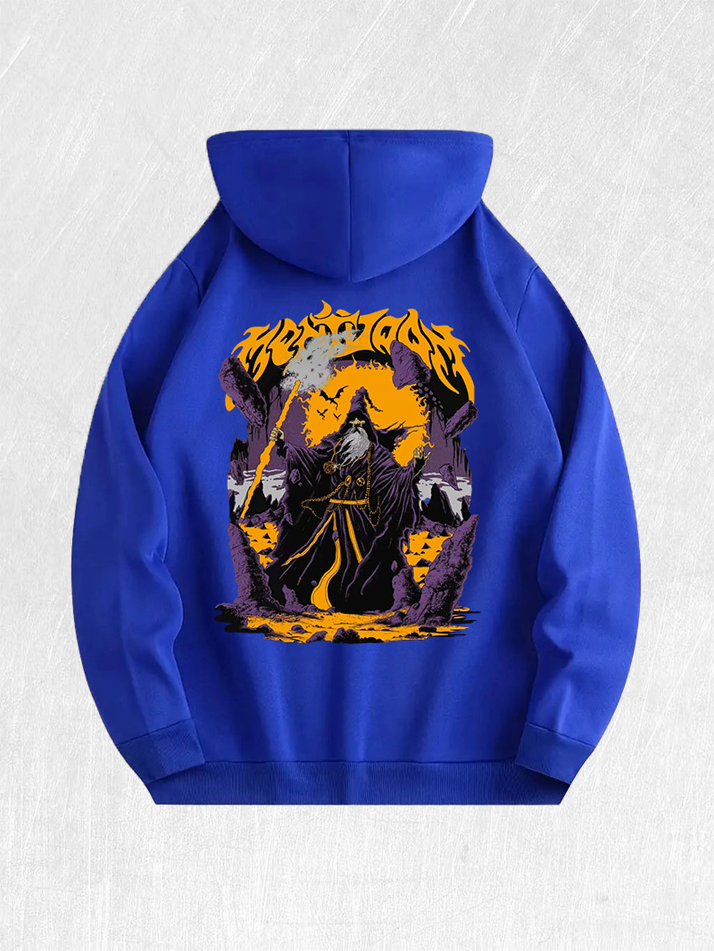 Wizard Graphic Hoodie 100% Cotton US Warehouse 7 Colors