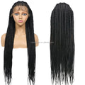 Hot Sales Synthetic Lace Wigs 13x9Inch Lace Front Braided Wigs Braid African With Baby Hair Box Braid Wigs for Women Hair