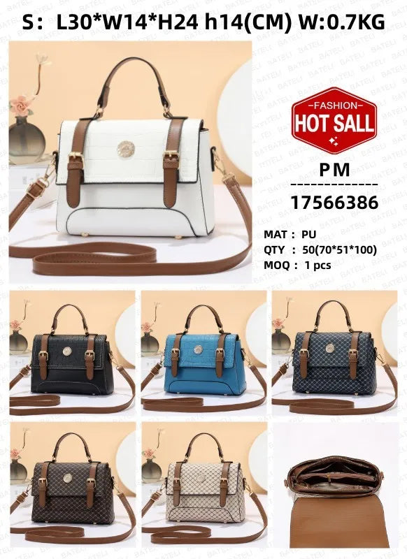 New Academic Style Leisure Time Soft Leather Fashion Trend Luxury Handbags Shoulder Bag Women's Messenger Bags