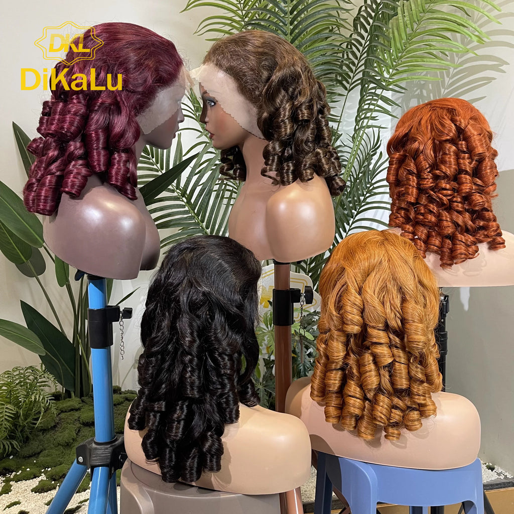 13x4 Curly Wig 250% Density Brazilian Virgin Hair 100% Natural Cuticle Aligned Pre Plucked Baby Hair Glueless Soft Quality Top